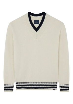 Paul & Shark V-neck sweater - White