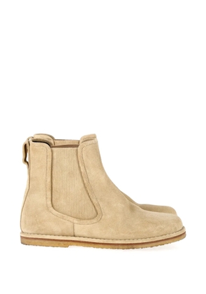 Loewe Pre-Owned pull-tab chelsea boots - Neutrals