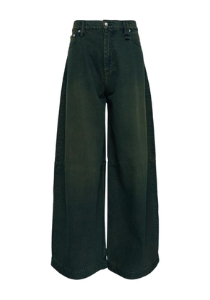 Simone Rocha belt-loops jeans - Green