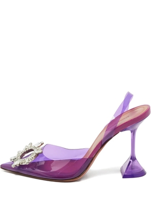 Amina Muaddi Begum crystal-embellished pumps - Purple