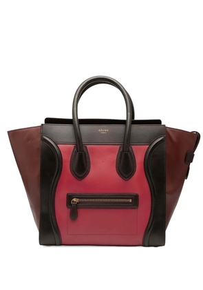Celine Pre-Owned 2014 Mini Tricolor Leather Luggage Tote handbag - Multicolour