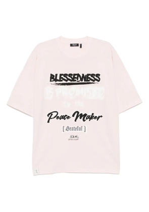 FIVE CM graphic-print T-shirt - Pink