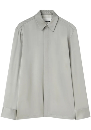 Jil Sander satin shirt - Grey