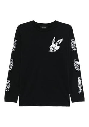 Simone Rocha Tortoise-and-Hare T-shirt - Black