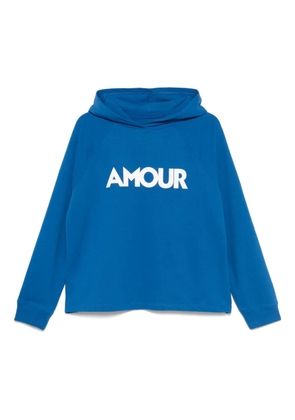 Juvia cotton-blend hoodie - Blue