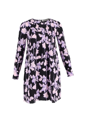 Diane Von Furstenberg Vintage floral-print dress - Black