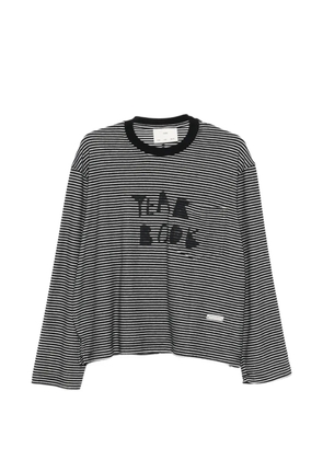 Song For The Mute striped graphic T-shirt - Black