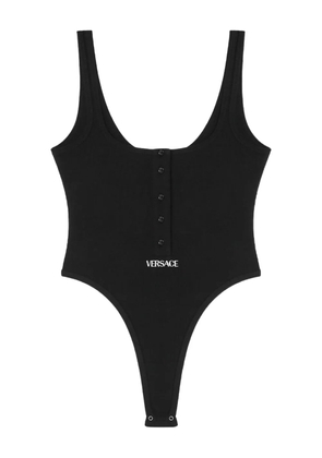 Versace logo-embroidered bodysuit - Black