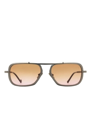 Eyepetizer titanium square sunglasses - Grey