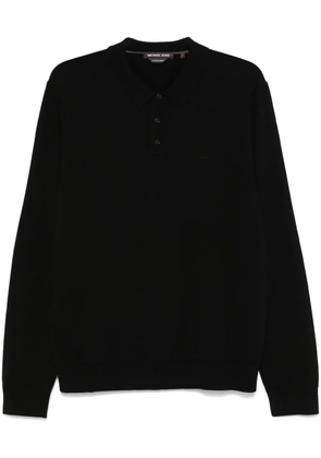 Michael Kors merino-wool polo shirt - Black
