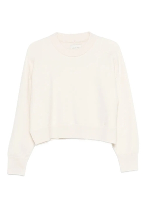 LouLou de Saison ribbed-trim sweater - Neutrals