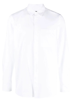 Jil Sander concealed-front fastening poplin shirt - White