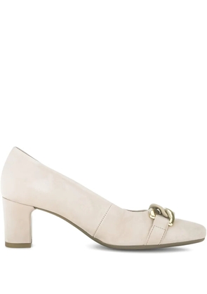 GABOR chain-embellished pumps - Neutrals