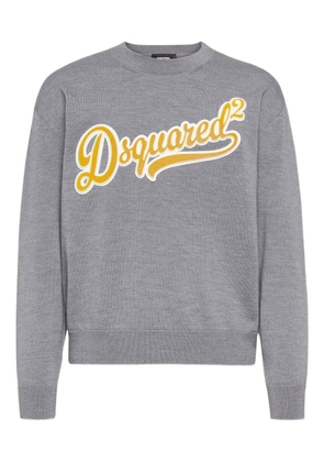 DSQUARED2 fine-knit jumper - Grey