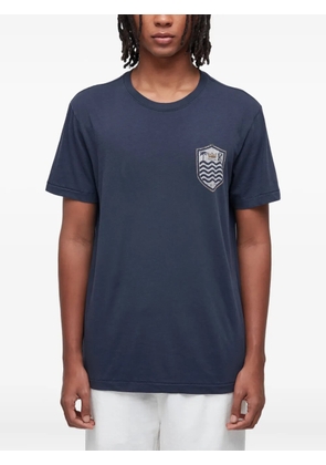 Osklen embroidered cotton T-shirt - Blue