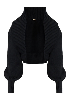 Cult Gaia COREY balloon-sleeve cardigan - Black