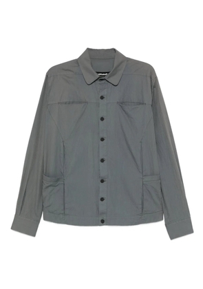 NotRainProof pleat-detail shirt - Grey