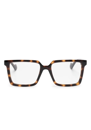 Gucci Eyewear tortoiseshell square-frame glasses - Brown