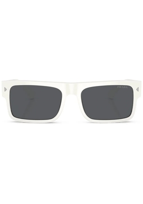 Prada Eyewear rectangle-frame sunglasses - White