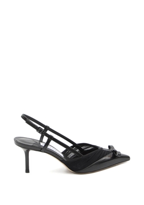 Jimmy Choo tulle bow afia pumps - Black