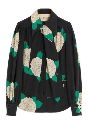 Valentino Garavani Apres L'Hiver floral-print shirt - Black