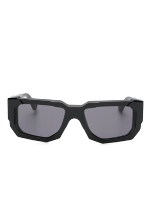 Kuboraum geometric-frame sunglasses - Black