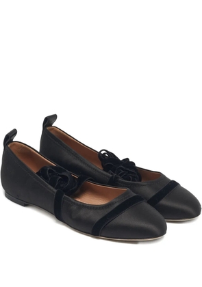 Malone Souliers round-toe ballet flats - Black