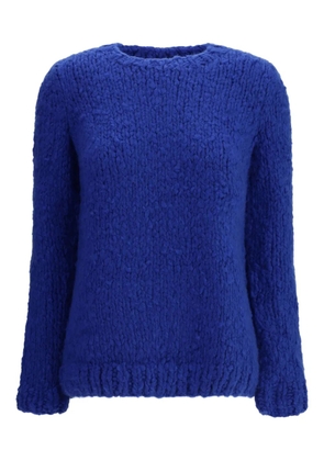 Gabriela Hearst textured crew-neck sweater - Blue