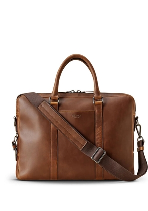 Shinola Navigator GM computer briefcase - Brown