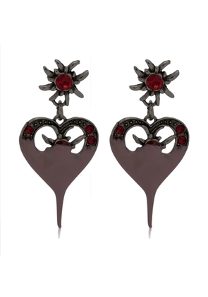 Ottolinger Dipped Heart earrings - Silver