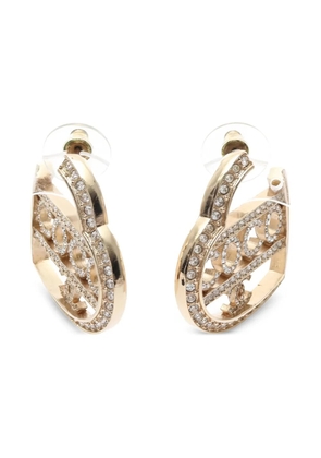 CHANEL Pre-Owned Coco Mark earrings - Gold