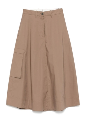 Nine In The Morning Mara midi skirt - Brown