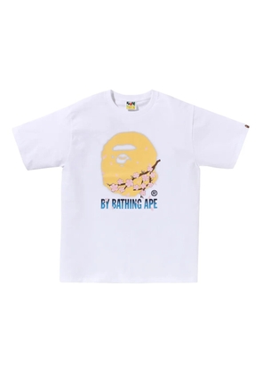 A BATHING APE® Sakura Face T-shirt - White