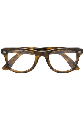 Ray-Ban wayfarer tortoiseshell glasses - Brown