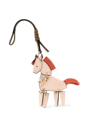Furla Allegra leather keyring - Pink
