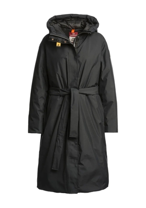 Parajumpers hooded belted coat - Black