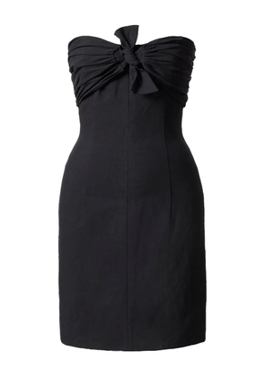 TOVE strapless bow mini dress - Black