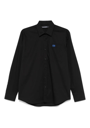 Karl Lagerfeld logo-embroidered shirt - Black
