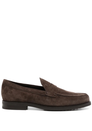 Tod's suede loafers - Brown