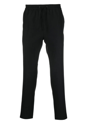 Calvin Klein drawstring-waist straight-leg trousers - Black