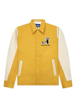 Awake NY crown varsity jacket - Yellow