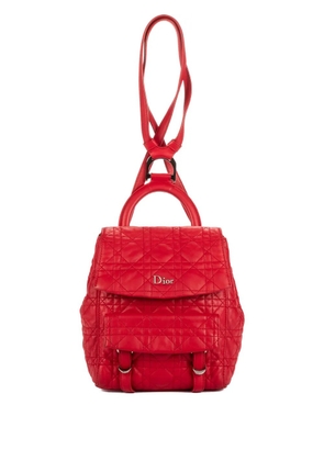 Christian Dior Pre-Owned Stardust quilted flap backpack - Red