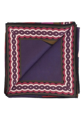 PUCCI graphic-print silk scarf - Purple