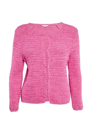 Maje crochet cardigan - Pink
