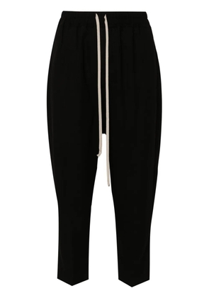 Rick Owens Astaires cropped virgin wool trousers - Black