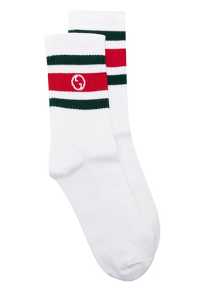 Gucci Interlocking G mid-calf socks - White