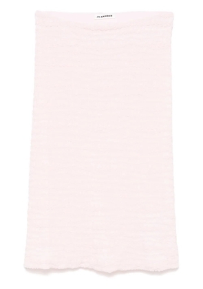 Jil Sander crepe jersey midi skirt - Pink