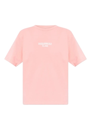 DSQUARED2 logo-print T-shirt - Pink