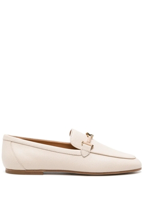 Tod's chain-link leather loafers - Neutrals