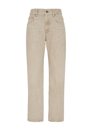 Brunello Cucinelli cotton jeans - Neutrals